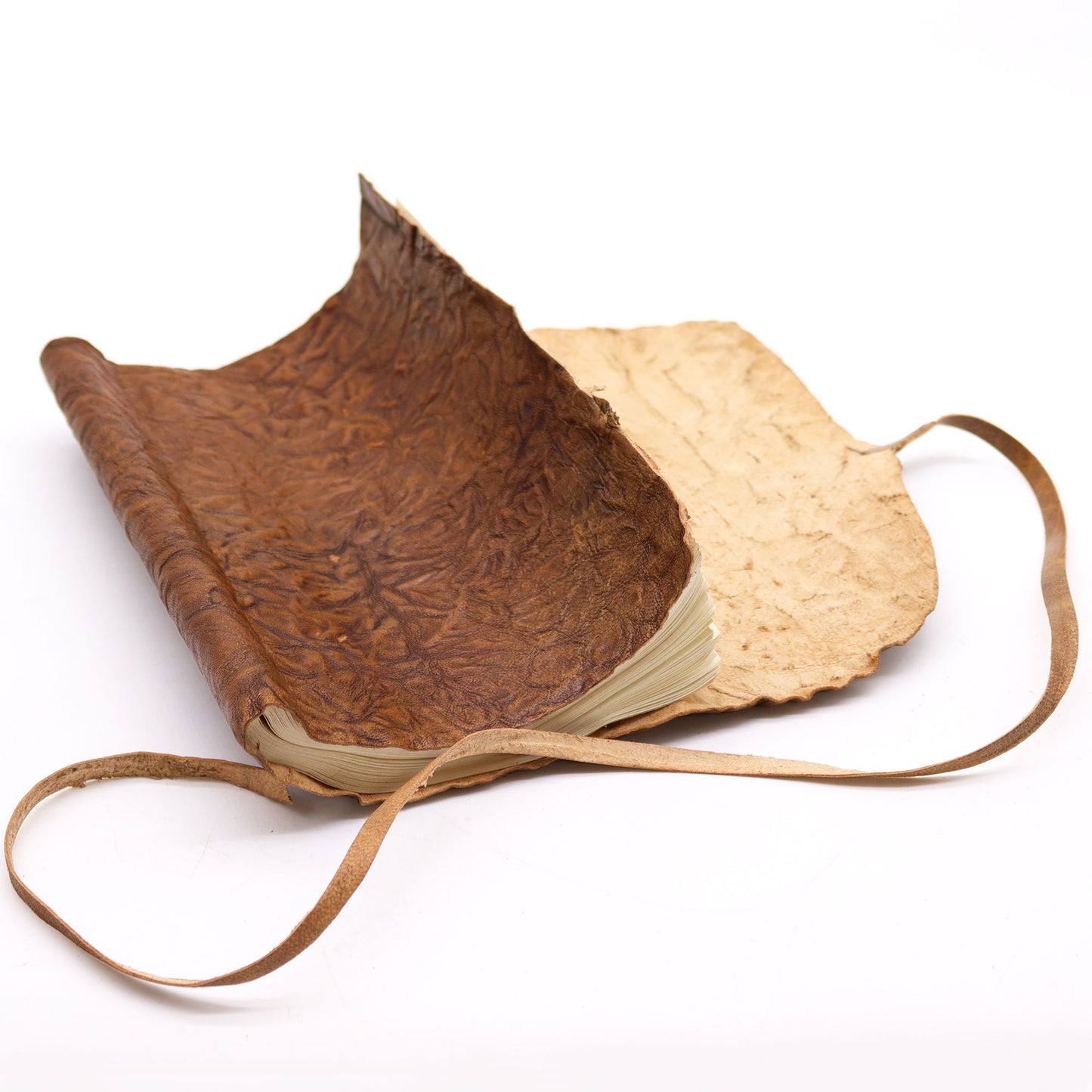 Rolled Leather Travel Notebook